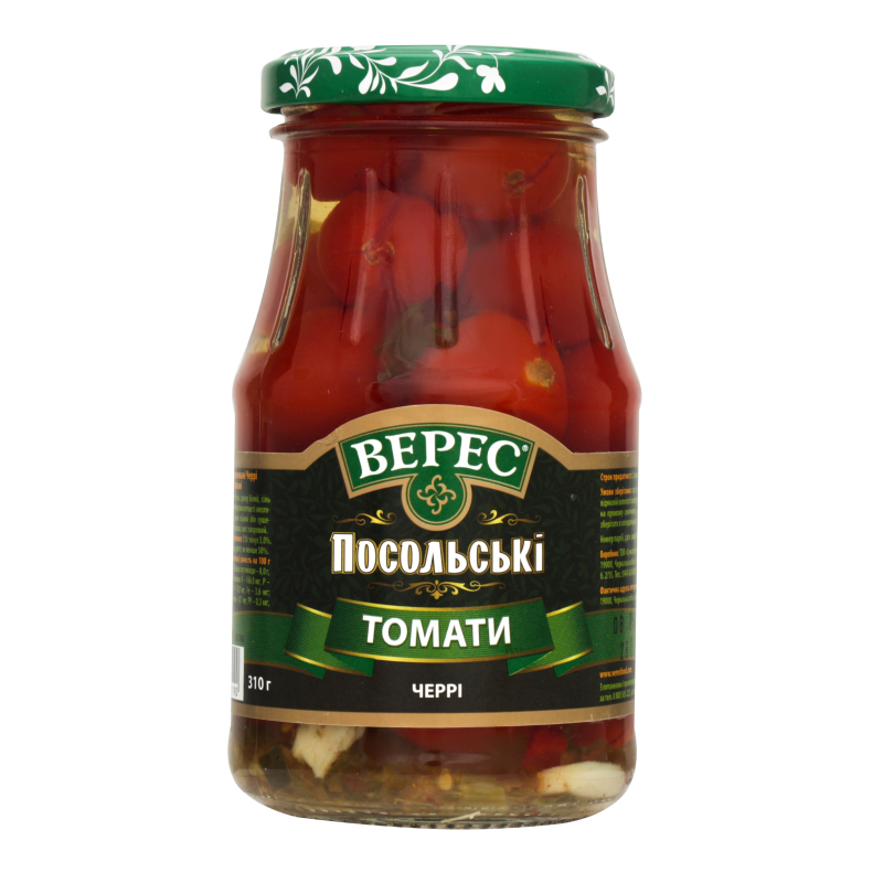 Верес томати мариновані Посольські (Черрі)310 г